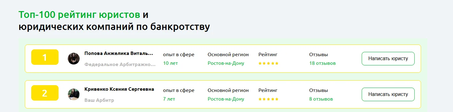 сео лиды на банкротство